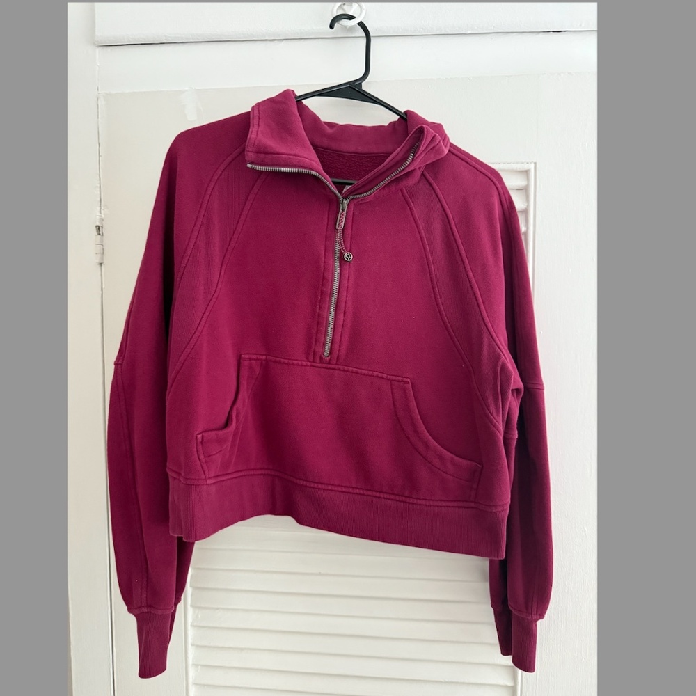 Scuba Oversized Funnel-Neck Half Zip